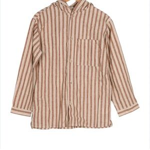RYLEE + CRU | NWT Striped Button-Up Hoodie